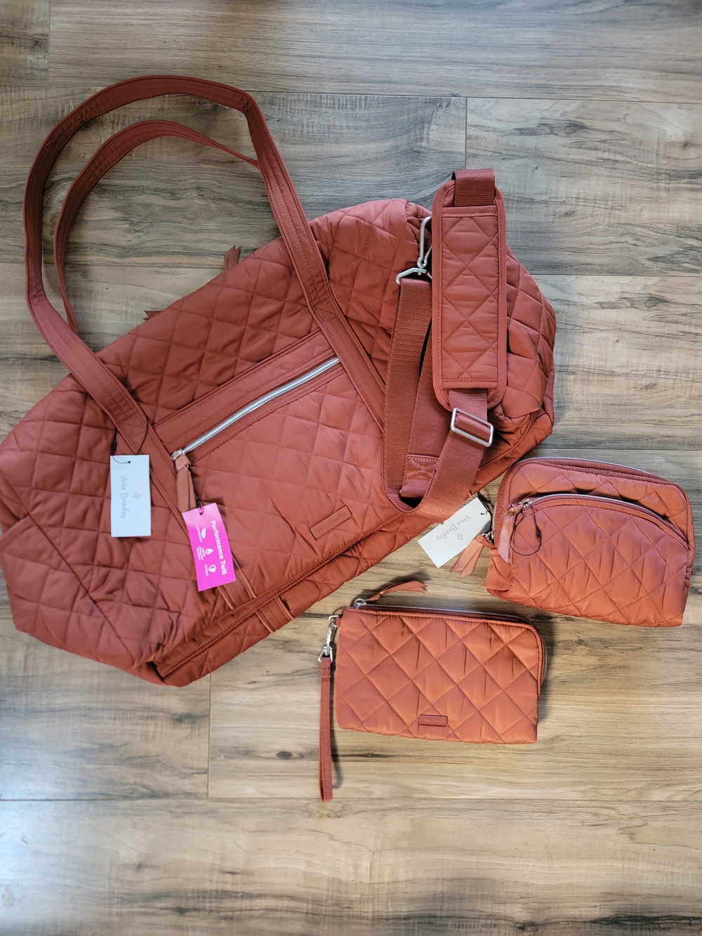 Vera Bradley Toasted Terracotta Set